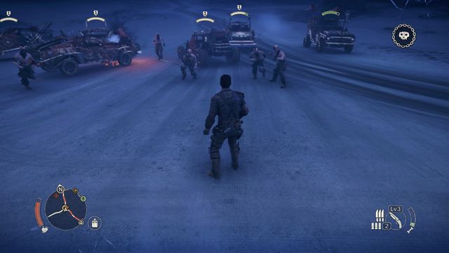 Stopping the convoy and fighting the guards on feet is possible as well - just shoot the tires in leaders vehicle. - Convoys - Activities - Mad Max - Game Guide and Walkthrough