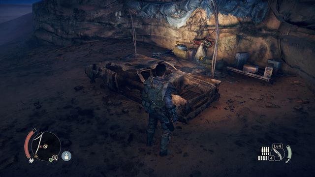 #17 - one of the Scavenging locations (point 1 - History relics - Pink Eyes Territory - Collectibles - Mad Max - Game Guide and Walkthrough