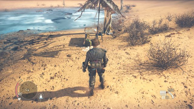 #4 - one of the Scavenging locations (point 1 - History relics - The Dunes Region - Collectibles - Mad Max - Game Guide and Walkthrough
