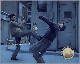 The proper fight will commence after you've tested all the moves and you'll have to be more careful, because Vito can get hurt from now on #1 - Chapter 2 - Home Sweet Home - p. 1 - Walkthrough - Mafia II - Game Guide and Walkthrough