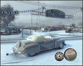 It'll take a lot of time to get to Mike Bruski, because his scrapyard is located in the northern section of the city - Chapter 2 - Home Sweet Home - p. 3 - Walkthrough - Mafia II - Game Guide and Walkthrough