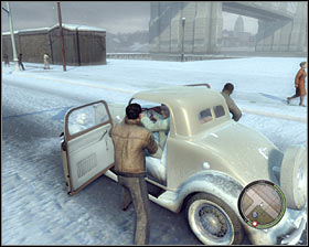The vehicle Mike wants you to get for him (Walter Coupe) is parked in an alley behind the fence - Chapter 2 - Home Sweet Home - p. 3 - Walkthrough - Mafia II - Game Guide and Walkthrough