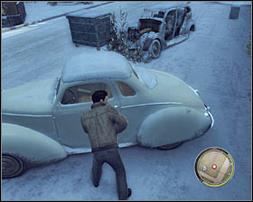 If you don't want to fight the group mentioned above you can try approaching the car quickly and destroying the window by pressing the Q key #1 - Chapter 2 - Home Sweet Home - p. 3 - Walkthrough - Mafia II - Game Guide and Walkthrough