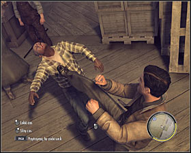 The last docker will want to fight you and you should know that defeating him will be more difficult #1 - Chapter 3 - Enemy of the State - p. 1 - Walkthrough - Mafia II - Game Guide and Walkthrough