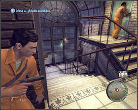 Proceed towards the stairs after finding both magazines #1 - Chapter 4 - Murphy's Law - Walkthrough - Mafia II - Game Guide and Walkthrough