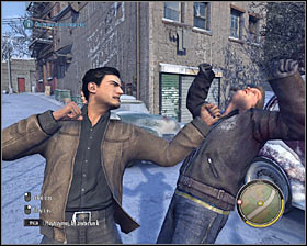 Leaving the building will trigger a cut-scene during which you'll notice that one of Joe's friends was involved in a car accident - Chapter 5 - The Buzzsaw - p. 1 - Walkthrough - Mafia II - Game Guide and Walkthrough