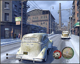 You'll have to do what the game has told you and that is to drive safely in order to avoid crashing into other cars or objects from the environment - Chapter 5 - The Buzzsaw - p. 1 - Walkthrough - Mafia II - Game Guide and Walkthrough
