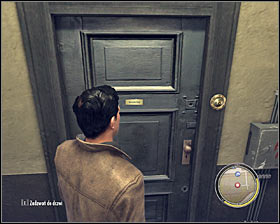 Choose the same alley as before to get to the entrance to the building #1 - Chapter 5 - The Buzzsaw - p. 3 - Walkthrough - Mafia II - Game Guide and Walkthrough