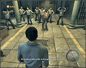 You'll be stopped by one of the Asian inmates while trying to exit the gym #1 - Chapter 6 - Time Well Spent - p. 1 - Walkthrough - Mafia II - Game Guide and Walkthrough