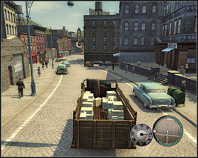 Once you've listened to the description of this mission you can enter the truck Joe used to get here (Shubert Truck) #1 - Chapter 8 - The Wild Ones - p. 1 - Walkthrough - Mafia II - Game Guide and Walkthrough