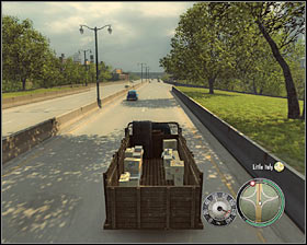 Wait until you can control Vito again and take a seat behind the wheel of the truck - Chapter 8 - The Wild Ones - p. 1 - Walkthrough - Mafia II - Game Guide and Walkthrough