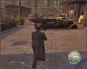 Eventually you should be able to make your way to several wrecked cars (a checkpoint will be created here) - Chapter 8 - The Wild Ones - p. 2 - Walkthrough - Mafia II - Game Guide and Walkthrough
