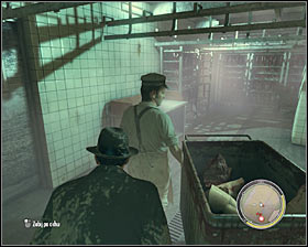 You'll have to be ready, because a second worker will show up here very soon - Chapter 9 - Balls and Beans - p. 2 - Walkthrough - Mafia II - Game Guide and Walkthrough