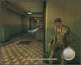 Make sure that Vito is crouching (C key), because you can't be discovered for the next few minutes or the hostages are going to be executed - Chapter 9 - Balls and Beans - p. 2 - Walkthrough - Mafia II - Game Guide and Walkthrough