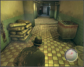 This room has several exits, but you should choose the closest passageway (the first one from the right) #1 - Chapter 9 - Balls and Beans - p. 3 - Walkthrough - Mafia II - Game Guide and Walkthrough