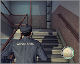 Once you're near the stairs you should start off by going to a lower floor - Chapter 10 - Room Service - p. 2 - Walkthrough - Mafia II - Game Guide and Walkthrough