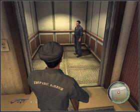 Kill the last opponent on this floor from here #1 and then head over to the elevators - Chapter 10 - Room Service - p. 3 - Walkthrough - Mafia II - Game Guide and Walkthrough