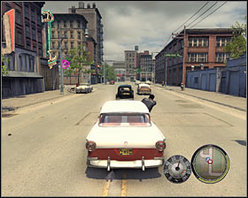 Once the white limousine is out of the picture you can focus your attention on the black limousine with Clemente on board #1 - Chapter 10 - Room Service - p. 3 - Walkthrough - Mafia II - Game Guide and Walkthrough