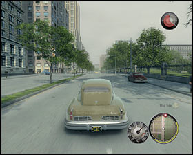 The quickest route to Leo's estate is seen on your map and on your radar - Chapter 11 - A Friend of Ours - p. 1 - Walkthrough - Mafia II - Game Guide and Walkthrough