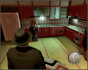 I would recommend exploring this apartment, because you'll find a Playboy magazine in a small room, next to a sleeping man #1 - Chapter 11 - A Friend of Ours - p. 2 - Walkthrough - Mafia II - Game Guide and Walkthrough