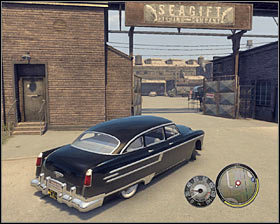 The warehouse is located to the north-east from here - Chapter 12 - Sea Gift - p. 1 - Walkthrough - Mafia II - Game Guide and Walkthrough