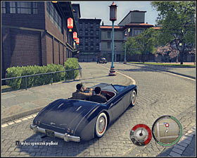 Get ready, because Wong's limousine will soon turn left and drive into a small side alley #1 - Chapter 13 - Exit the Dragon - p. 1 - Walkthrough - Mafia II - Game Guide and Walkthrough