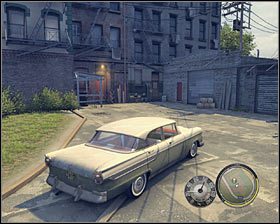 Once you've changed clothes you can return to your vehicle #1 - Chapter 13 - Exit the Dragon - p. 2 - Walkthrough - Mafia II - Game Guide and Walkthrough
