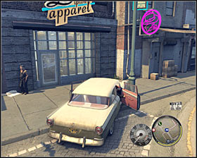 It would be a good idea to visit a clothes store, because you're both wanted by the police - Chapter 13 - Exit the Dragon - p. 2 - Walkthrough - Mafia II - Game Guide and Walkthrough