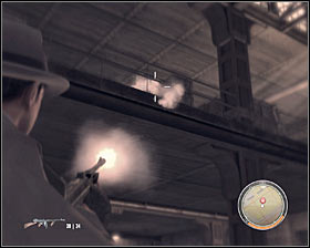 The next part of this boss fight will require you to eliminate four additional gangsters - Chapter 14 - Stairway to Heaven - p. 2 - Walkthrough - Mafia II - Game Guide and Walkthrough