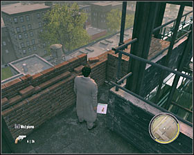 The last third opponent is standing to your right, next to a staircase - Chapter 14 - Stairway to Heaven - p. 3 - Walkthrough - Mafia II - Game Guide and Walkthrough