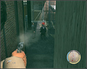 You may go to the stairs #1 - Chapter 14 - Stairway to Heaven - p. 3 - Walkthrough - Mafia II - Game Guide and Walkthrough