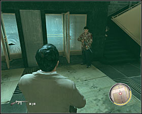 You can't eliminate all enemy units from the balcony section, so sooner or later you'll have to get down to the ground floor - Chapter 14 - Stairway to Heaven - p. 4 - Walkthrough - Mafia II - Game Guide and Walkthrough