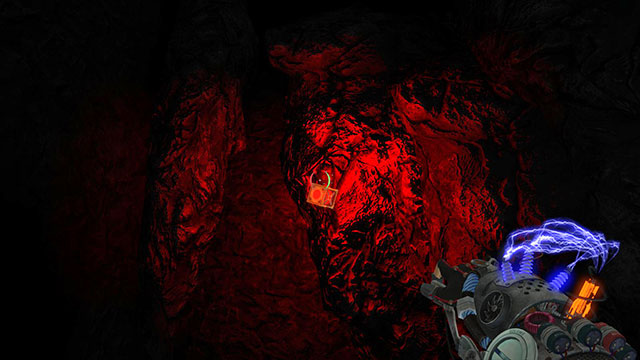 Set up red Newton on one of rocks on the other side - Darkness - Walkthrough - Act II - Magrunner: Dark Pulse - Game Guide and Walkthrough