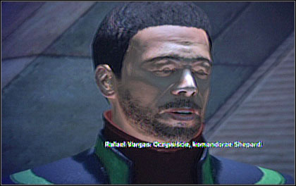If you agree to help her, walk to Vargas (NOV3-6) and passing yourself as Alliance representative (which is not true), pretend to be interested in his stuff - Noveria - p. 3 - WALKTHROUGH - Mass Effect - Game Guide and Walkthrough