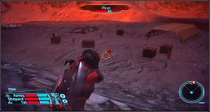 You'll get out north of mercenaries camp (Agebinium - 3) - Agebinium - Uncharted World - Mass Effect - Game Guide and Walkthrough