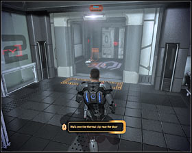 Description: Wait until Shepard stands up and make a few steps forward to take M-3 Predator pistol from the locker - Walkthrough - Prologue - Lazarus Research Station - Main quests - Mass Effect 2 - Game Guide and Walkthrough