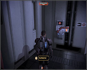 You may proceed to the next room where you'll encounter heavily wounded doctor Wilson - Walkthrough - Prologue - Lazarus Research Station - Main quests - Mass Effect 2 - Game Guide and Walkthrough