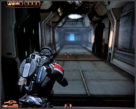 Make sure to explore the corridor located behind the barricade thoroughly, because you'll find an interesting rifle next to one of the dead turians - Walkthrough - Dossier: The Professor - Main quests - Mass Effect 2 - Game Guide and Walkthrough