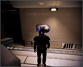 Check the area in the vicinity of the barricade to locate a door leading to one of the apartments - Walkthrough - Dossier: The Professor - Main quests - Mass Effect 2 - Game Guide and Walkthrough