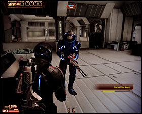 Proceed directly to Garrus, because you'll probably have to assist him in defeating Garm - Walkthrough - Dossier: Archangel - Main quests - Mass Effect 2 - Game Guide and Walkthrough