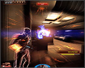 As soon as this battle has started order your colleagues to take cover behind a nearby concrete wall (first screenshot) - Walkthrough - Dossier: Archangel - Main quests - Mass Effect 2 - Game Guide and Walkthrough