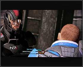 It shouldn't take long for you to defeat all enemy units and you'll be allowed to proceed forward once they're gone - Walkthrough - Dossier: The Warlord - Main quests - Mass Effect 2 - Game Guide and Walkthrough