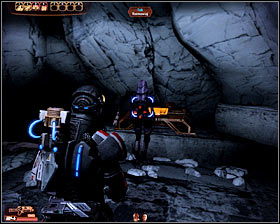 Once you're inside a small room make sure to examine a destroyed geth to acquire 9000 credits - Walkthrough - Dossier: Tali - Main quests - Mass Effect 2 - Game Guide and Walkthrough