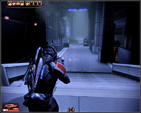 Notice that you may now proceed towards a crime scene which is going to be a small alleyway located to the right of the police station (first screenshot) - Walkthrough - Dossier: The Justicar - Main quests - Mass Effect 2 - Game Guide and Walkthrough