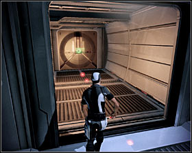 Notice red blinking lights on the floor panels - EDI will use them to guide you - Walkthrough - The Reaper IFF - Main quests - Mass Effect 2 - Game Guide and Walkthrough