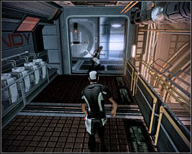 Go to the opposite end of the laboratory and you should be able to find a ladder (first screenshot) - Walkthrough - The Reaper IFF - Main quests - Mass Effect 2 - Game Guide and Walkthrough