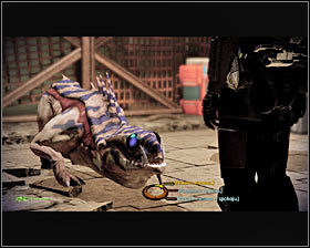 Once you have the meat, you can approach a friendly varren found to the left of Ratch - Side quests - Tuchanka - Side quests - Mass Effect 2 - Game Guide and Walkthrough