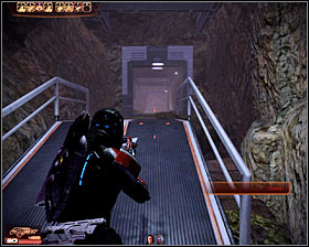 Approach two large tanks and use one of your weapons to destroy smaller exploding containers found next to them - N7 quests - Blood Pack Base - N7 quests - Mass Effect 2 - Game Guide and Walkthrough