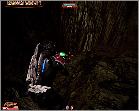 Make sure that you've eliminated all the monsters and then look around to find a container filled with resources (first screenshot) - N7 quests - Abandoned Mine - N7 quests - Mass Effect 2 - Game Guide and Walkthrough