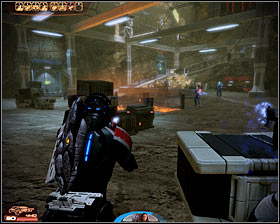 Proceed towards a door where you may have seen some of the enemy soldiers showing up - N7 quests - Archeological Dig Site - N7 quests - Mass Effect 2 - Game Guide and Walkthrough